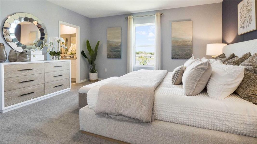 Furnished interior view inside a new home in Rivers Edge, Edgewater (Image 9).