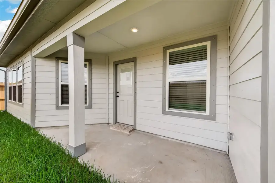 Exterior details and patio area of a home in Foxtail Palms, Manvel (Image 29). Exterior details and patio area of a home in Foxtail Palms, Manvel (Image 29).