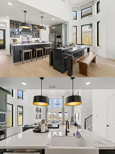 Furnished interior view inside a new home in , Richmond (Image 4).