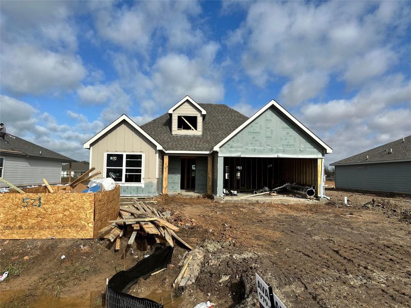 In-progress construction of a new home in Grand Lake, Snook, TX (Image 18). In-progress construction of a new home in Grand Lake, Snook, TX (Image 18).