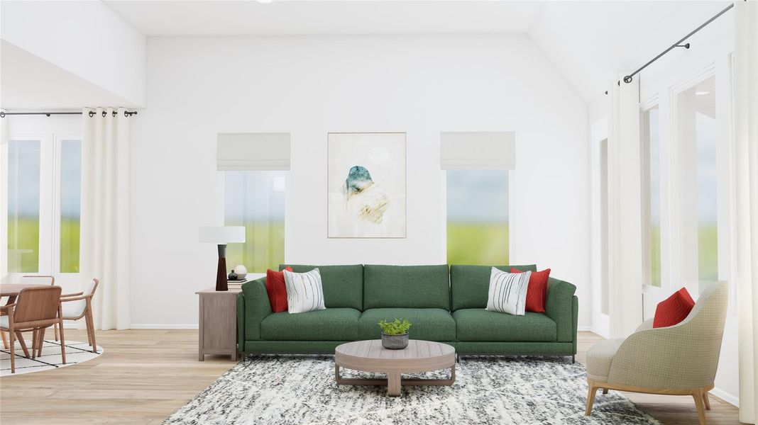 Furnished interior view inside a new home in Anniston, Katy (Image 14).