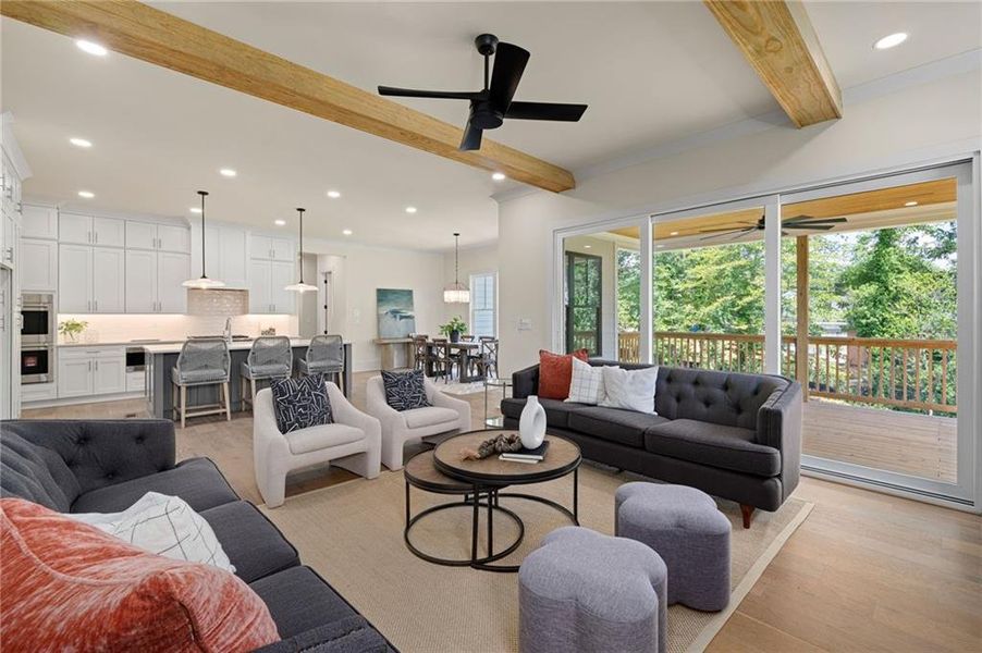 Furnished interior view inside a new home in , Atlanta (Image 7).
