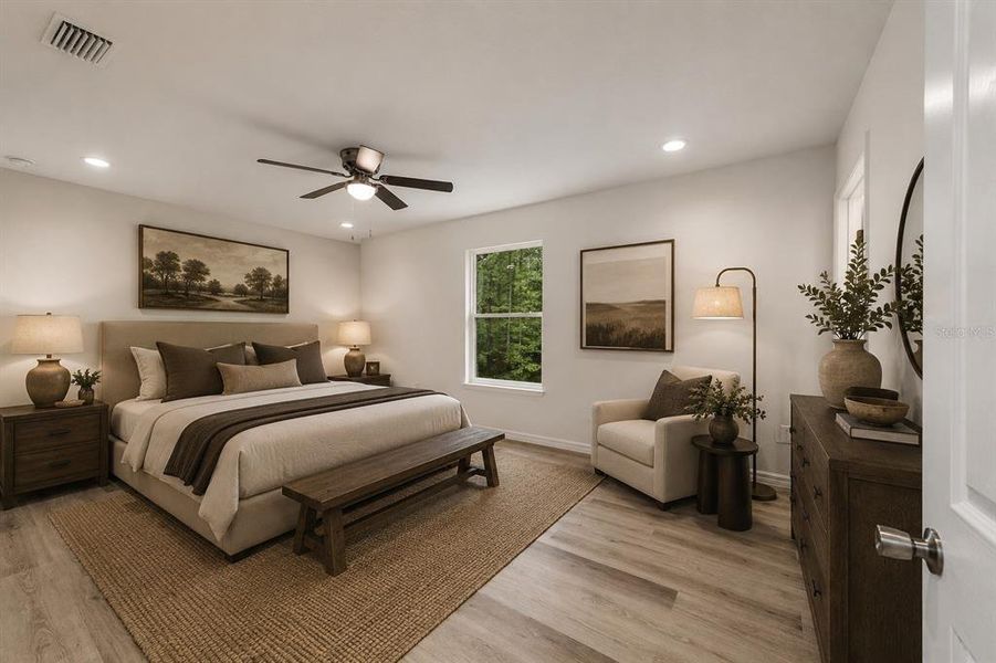 Furnished interior view inside a new home in , Ocklawaha (Image 13).
