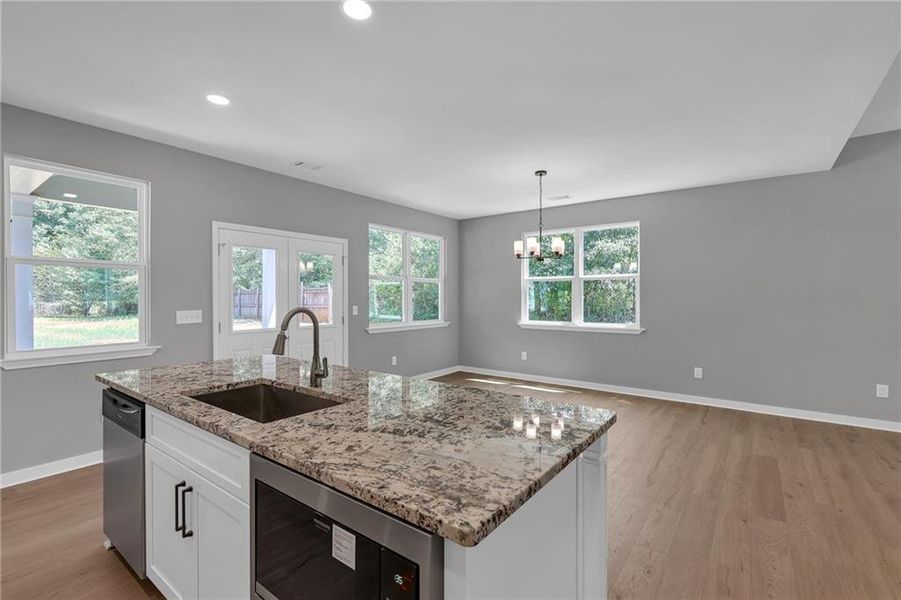 Furnished interior view inside a new home in , Covington (Image 10).