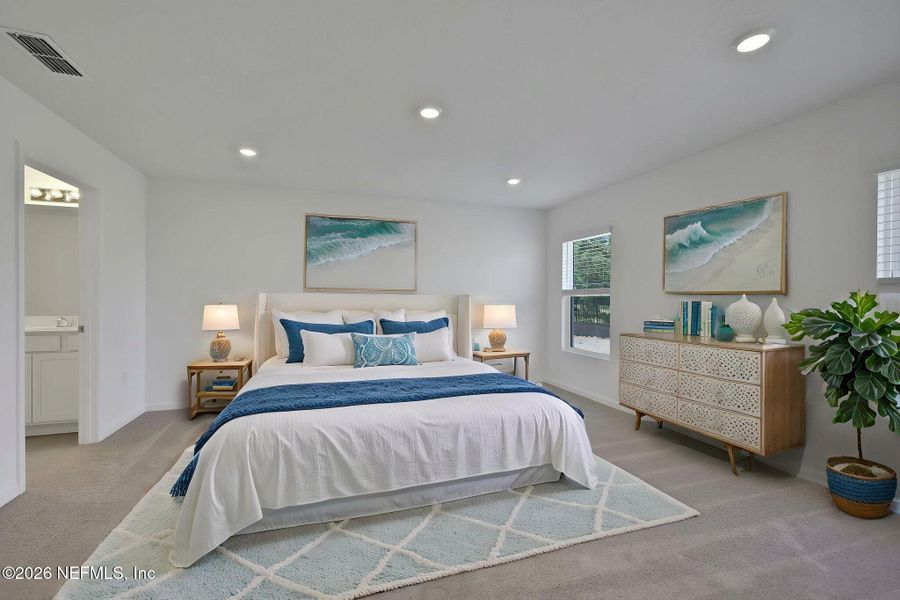 Furnished interior view inside a new home in Diamond Springs, Jacksonville (Image 7).