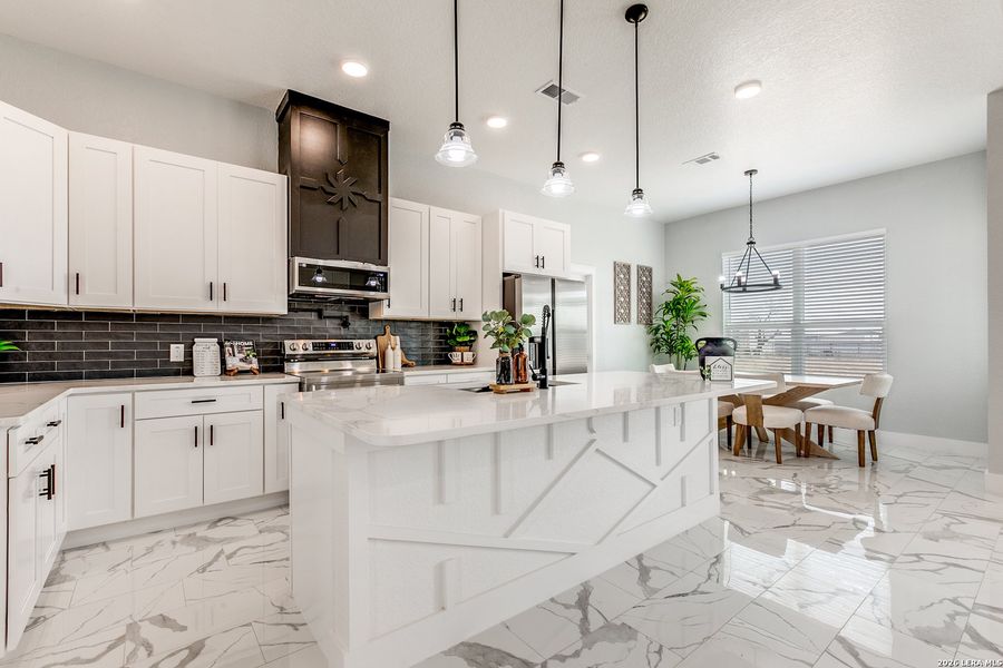 Furnished interior view inside a new home in , Atascosa (Image 14).