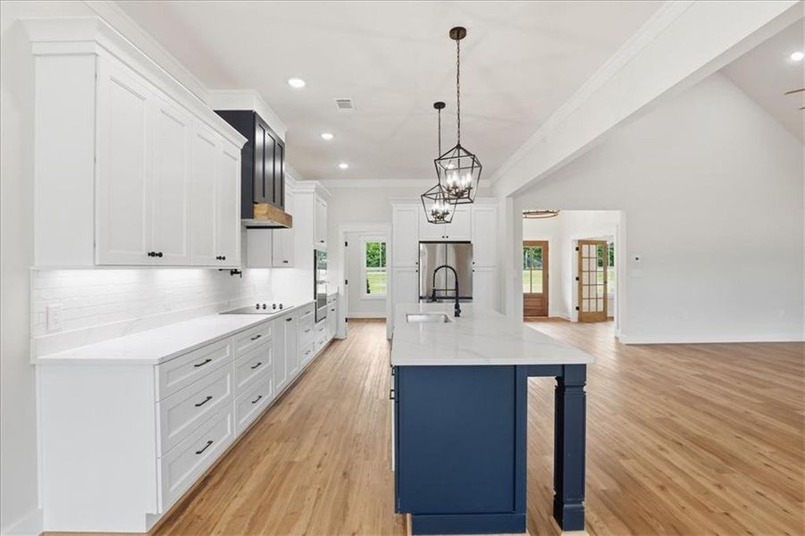 Furnished interior view inside a new home in , Monroe (Image 15).