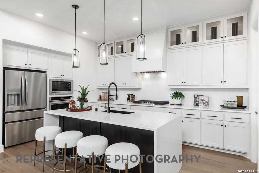 Furnished interior view inside a new home in The Ranches at Creekside, Boerne (Image 34).