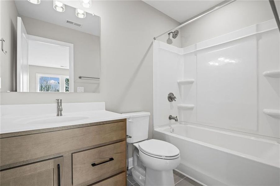Furnished interior view inside a new home in Governor’s Preserve, Canton (Image 13).