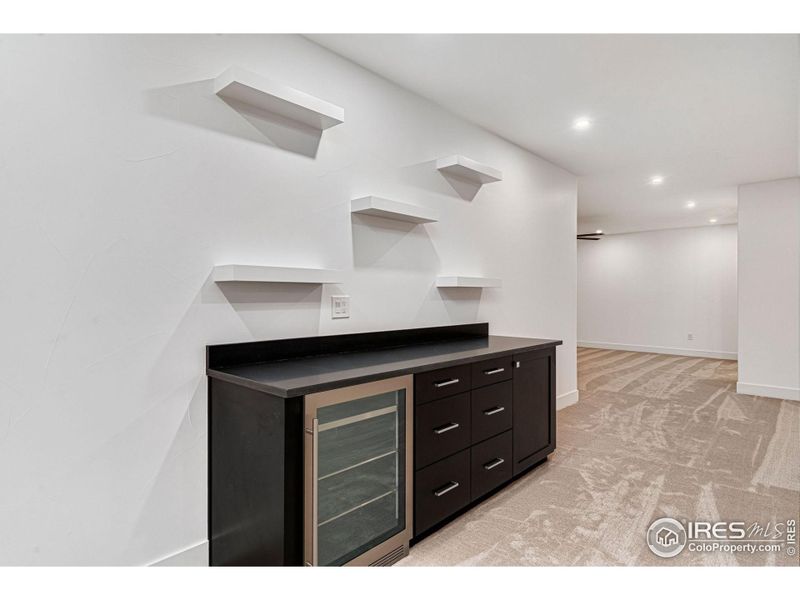 Bar with Wine Fridge