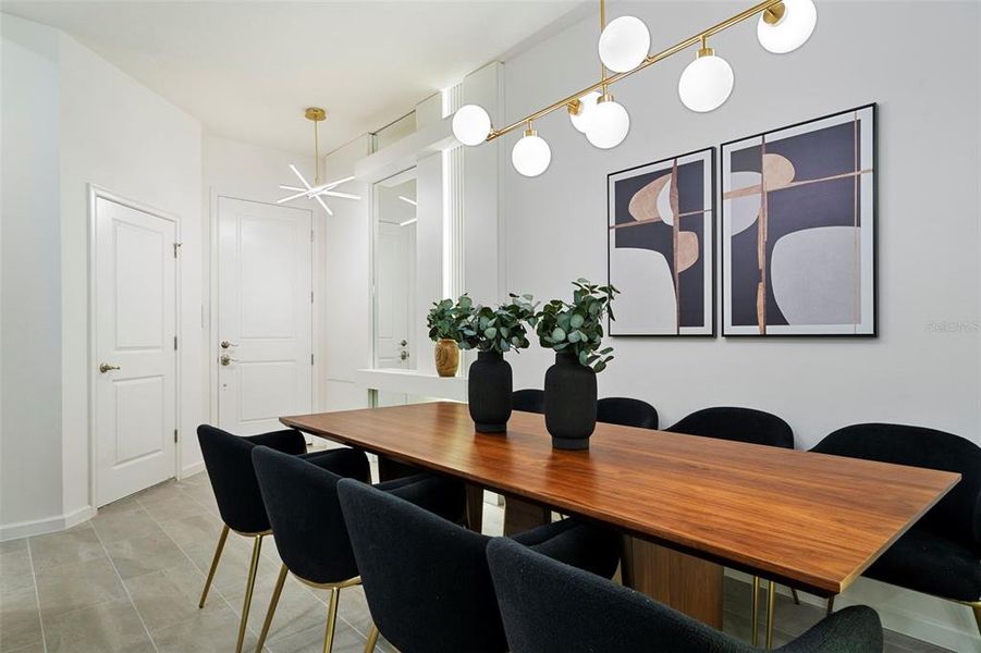 Furnished interior view inside a new home in , Orlando (Image 7).