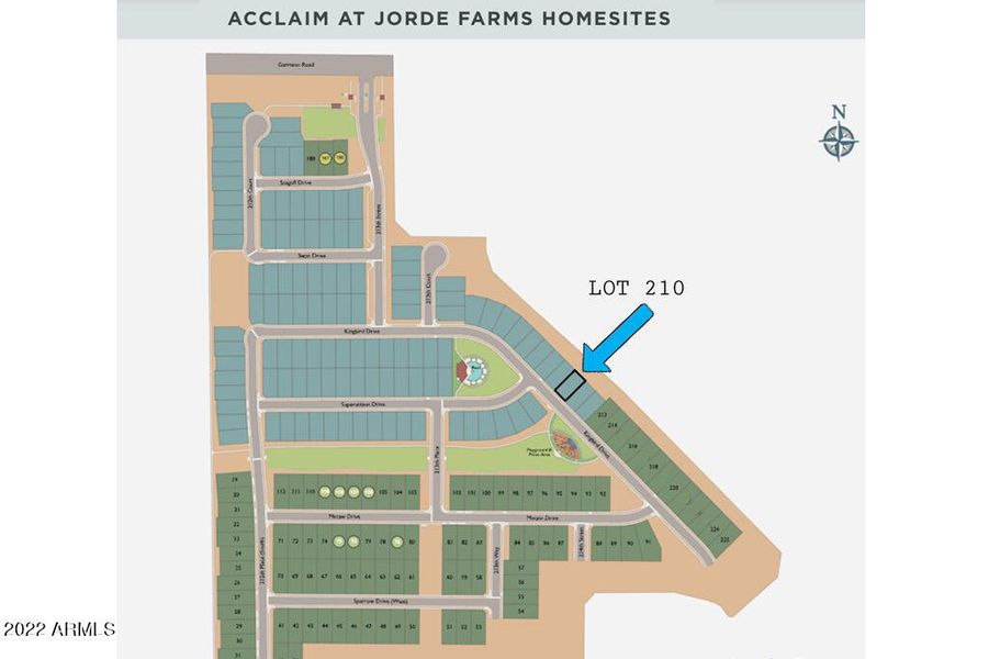 Site Map Lot 210