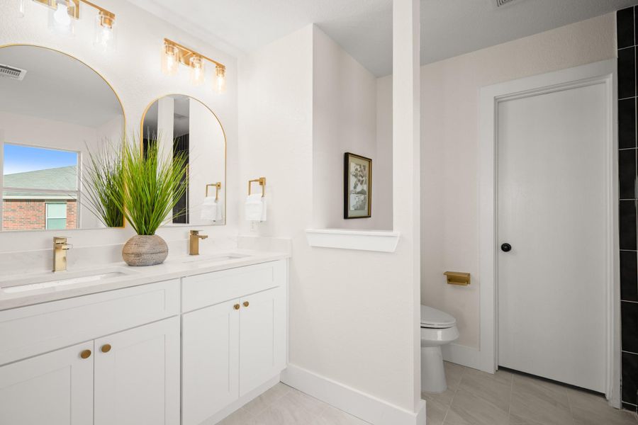 Furnished interior view inside a new home in , Pflugerville (Image 7).