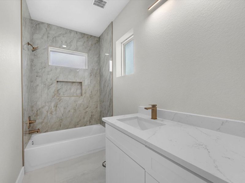 Furnished interior view inside a new home in , Dayton (Image 3).