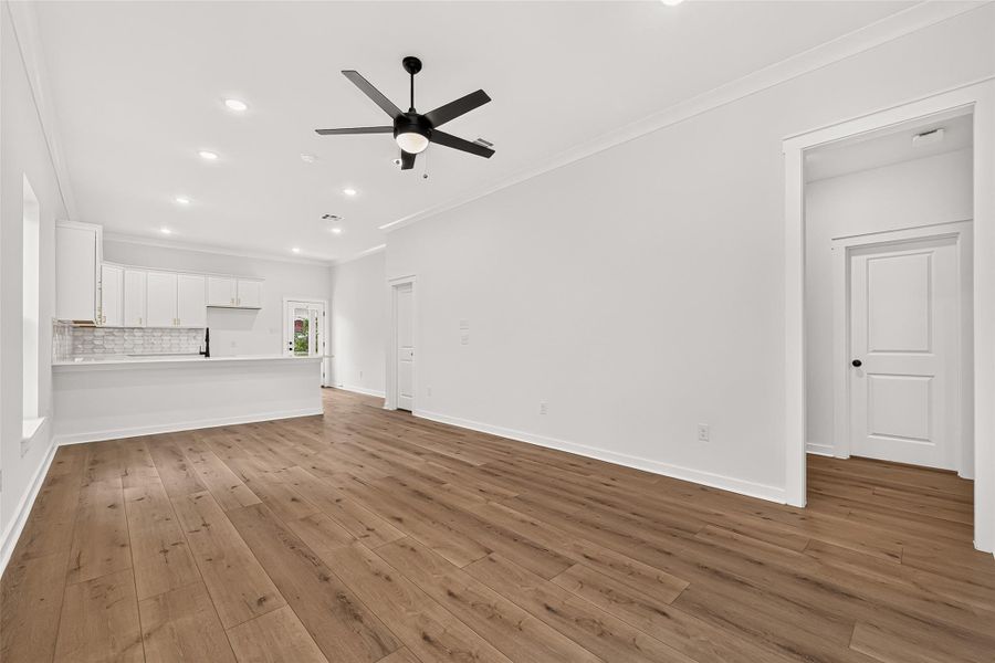 Spacious, unfurnished interior of a new home in Two Step Farm, Montgomery (Image 29). Spacious, unfurnished interior of a new home in Two Step Farm, Montgomery (Image 29).