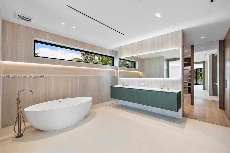 Furnished interior view inside a new home in , Key Biscayne (Image 7). Furnished interior view inside a new home in , Key Biscayne (Image 7).