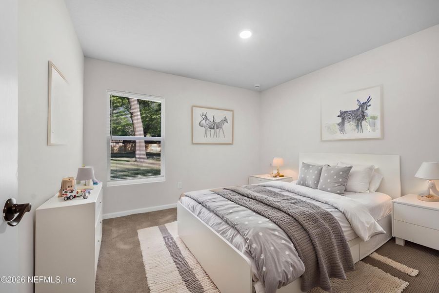 Furnished interior view inside a new home in , Jacksonville (Image 26).