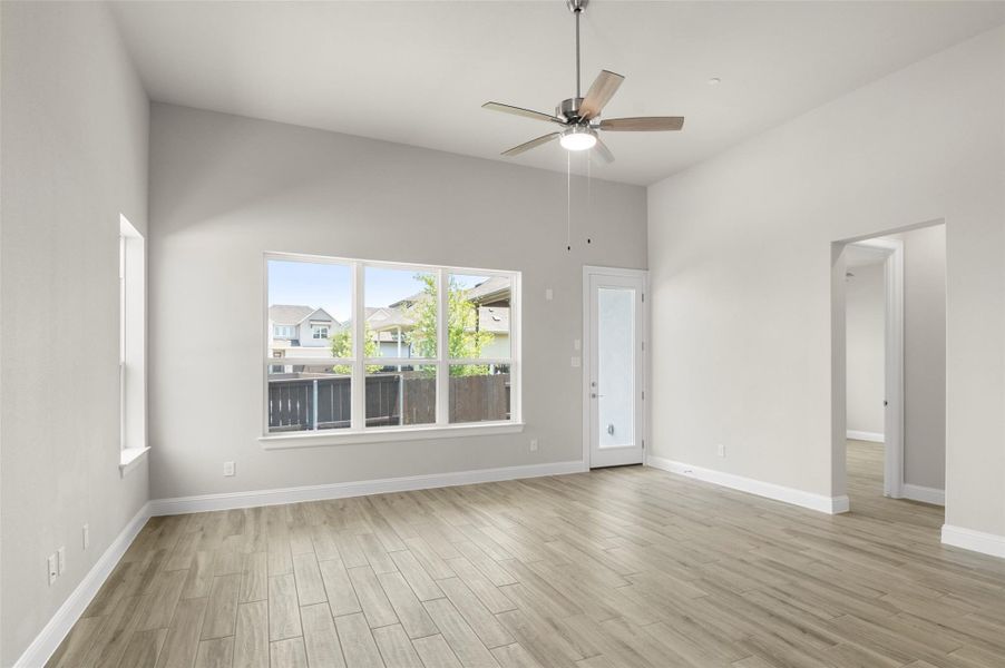 Spacious, unfurnished interior of a new home in Cross Creek, Cedar Park (Image 21).