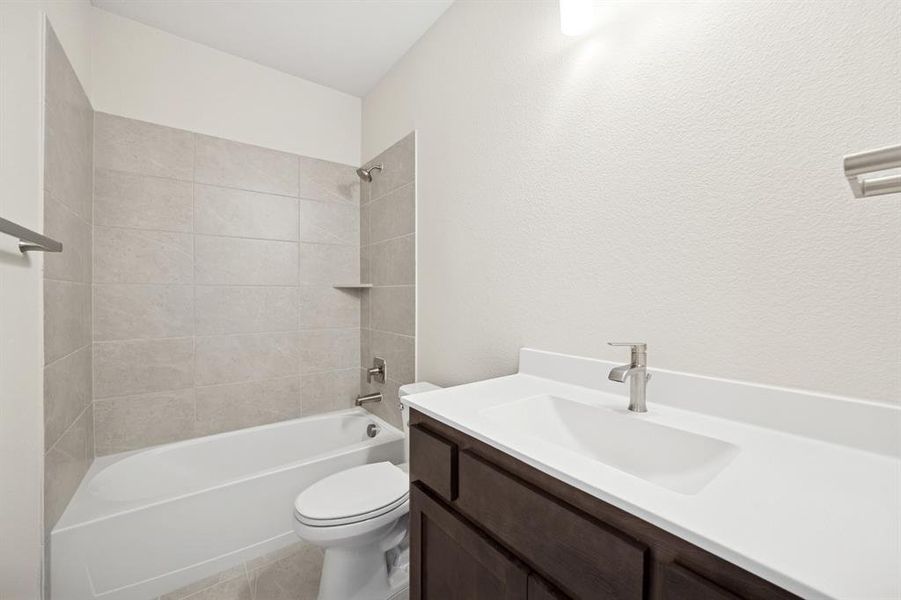 Furnished interior view inside a new home in South Pointe Manor Series, Mansfield (Image 13).