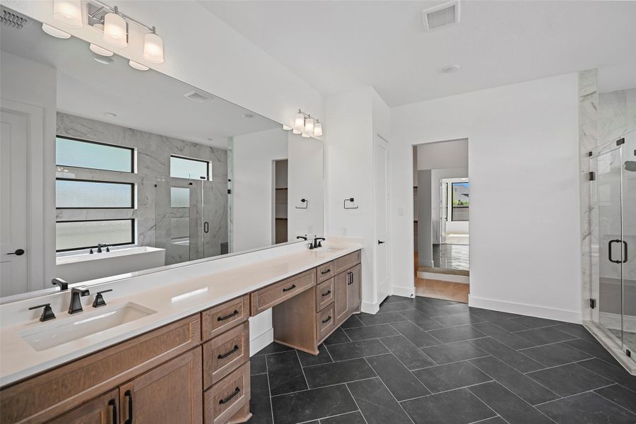 Furnished interior view inside a new home in Bridgeland 70′, Cypress (Image 5). Furnished interior view inside a new home in Bridgeland 70′, Cypress (Image 5).