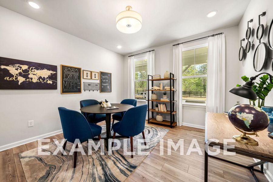 Representative furnished interior of a home built from the The Hickory B by Davidson Homes LLC in Cedar Farms, Winder (Image 25).