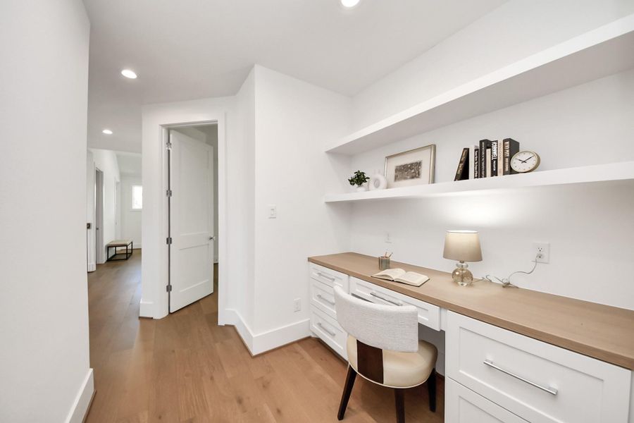 Furnished interior view inside a new home in , Houston (Image 40).