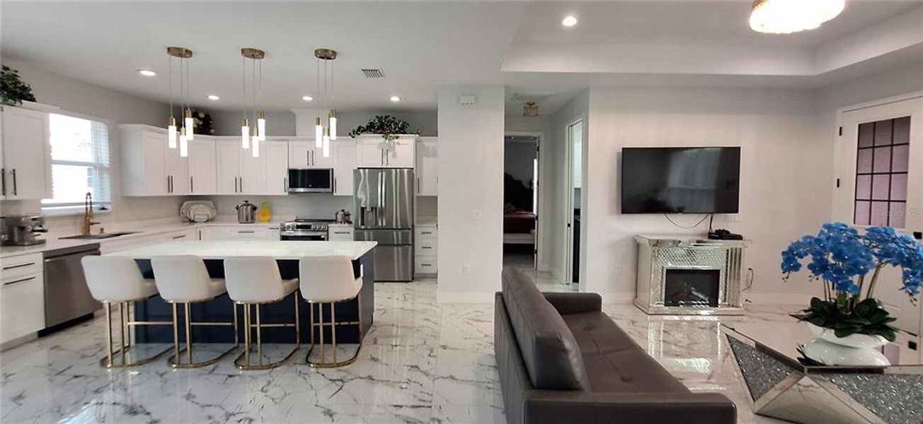 Furnished interior view inside a new home in , Webster (Image 16).