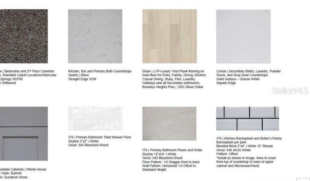 Sample of building materials used in homes in Cassia at Skye Ranch, Sarasota (Image 21). Sample of building materials used in homes in Cassia at Skye Ranch, Sarasota (Image 21).