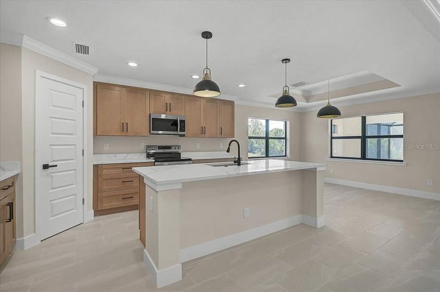 Furnished interior view inside a new home in , Rotonda West (Image 4).