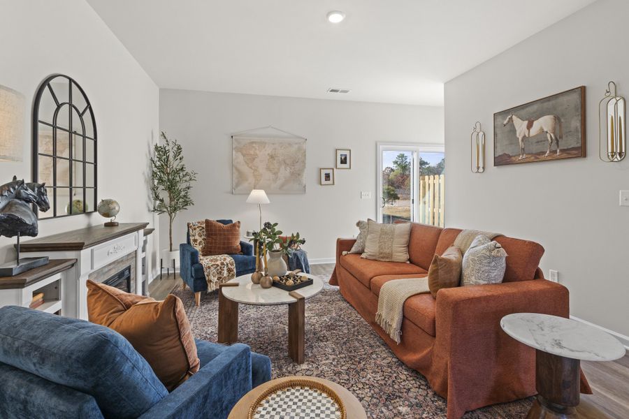 Furnished interior view inside a new home in Harbison Grove, Columbia (Image 13).