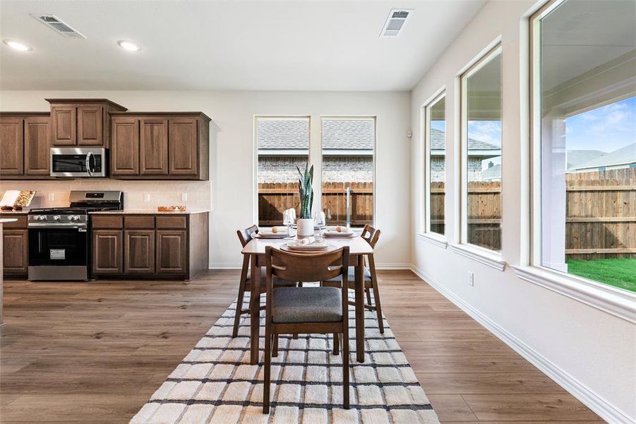 Furnished interior view inside a new home in Liberty Pointe, Gainesville (Image 18). Furnished interior view inside a new home in Liberty Pointe, Gainesville (Image 18).