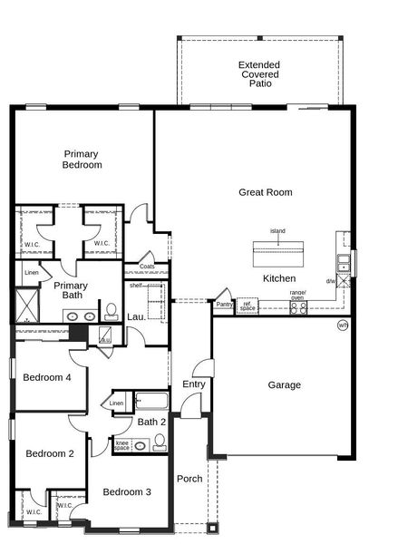 2D floor plan layout of this home in Silver Lake Estates II, Leesburg, FL (Image 2). 2D floor plan layout of this home in Silver Lake Estates II, Leesburg, FL (Image 2).