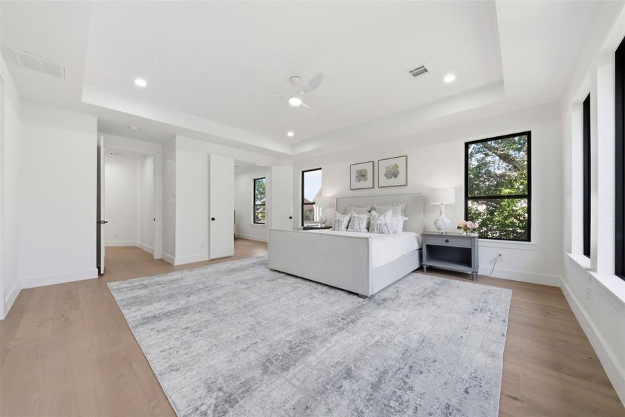 Furnished interior view inside a new home in , Houston (Image 12).