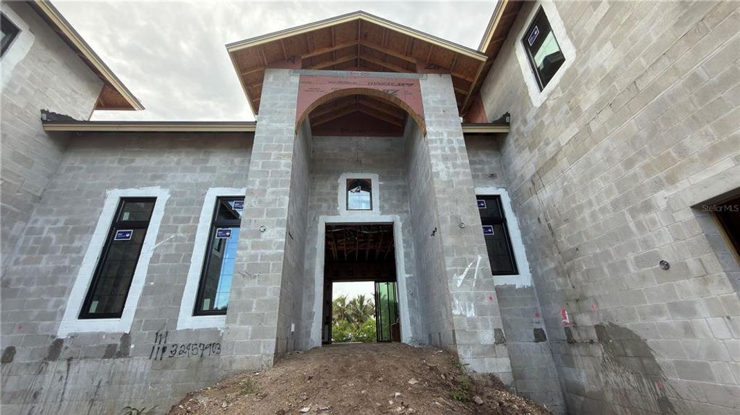 In-progress construction of a new home in , Sarasota, FL (Image 17).