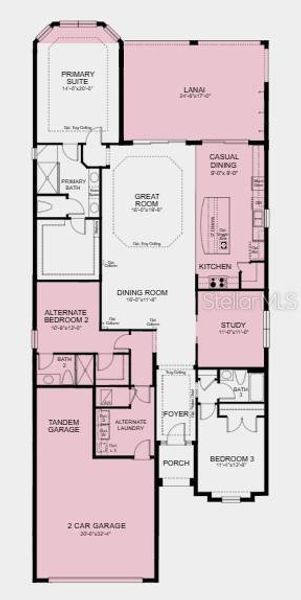 2D floor plan layout of this home in Esplanade at Azario Lakewood Ranch, Bradenton, FL (Image 3). 2D floor plan layout of this home in Esplanade at Azario Lakewood Ranch, Bradenton, FL (Image 3).