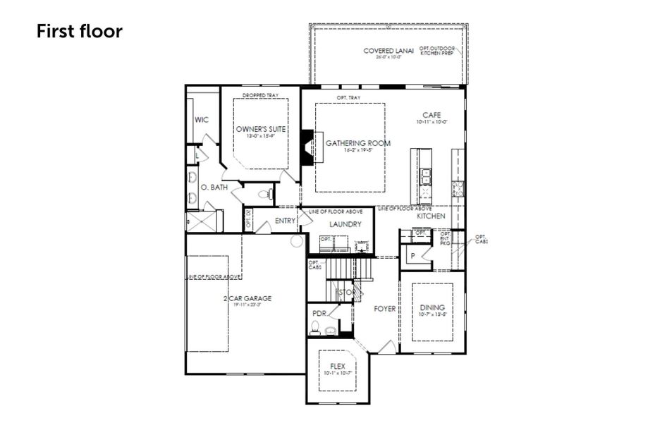 2D floor plan layout for the Monroe by Pulte Homes in Windsor Court, Fayetteville, GA (Image 3). 2D floor plan layout for the Monroe by Pulte Homes in Windsor Court, Fayetteville, GA (Image 3).