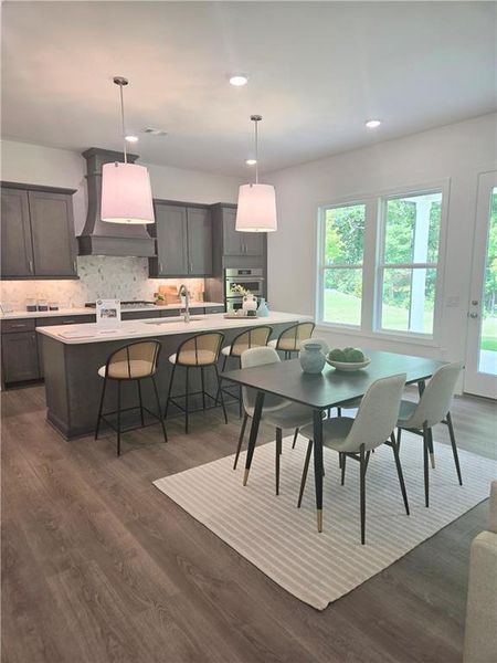 Furnished interior view inside a new home in Ashbury Commons, Powder Springs (Image 6).