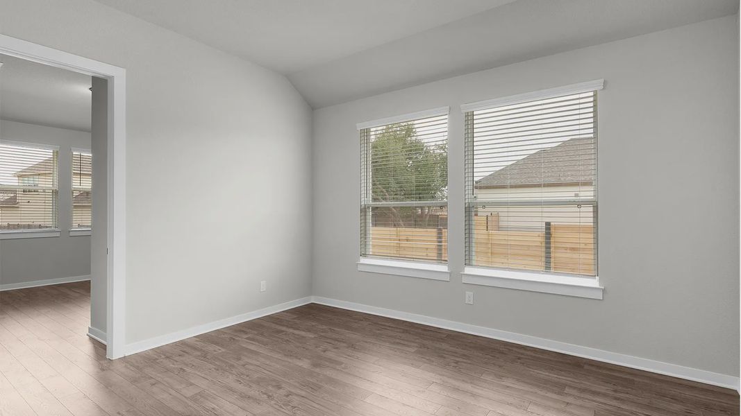 Spacious, unfurnished interior of a new home in Newhaven, Manor (Image 18). Spacious, unfurnished interior of a new home in Newhaven, Manor (Image 18).