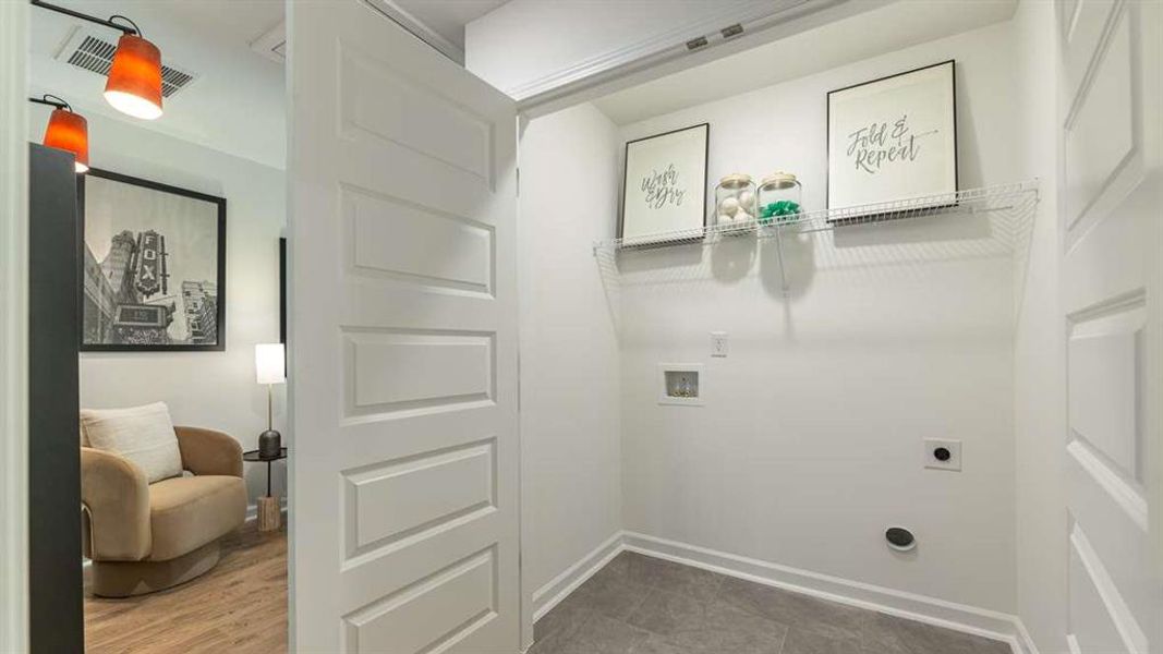 Furnished interior view inside a new home in Wellington Park, Lithonia (Image 18). Furnished interior view inside a new home in Wellington Park, Lithonia (Image 18).