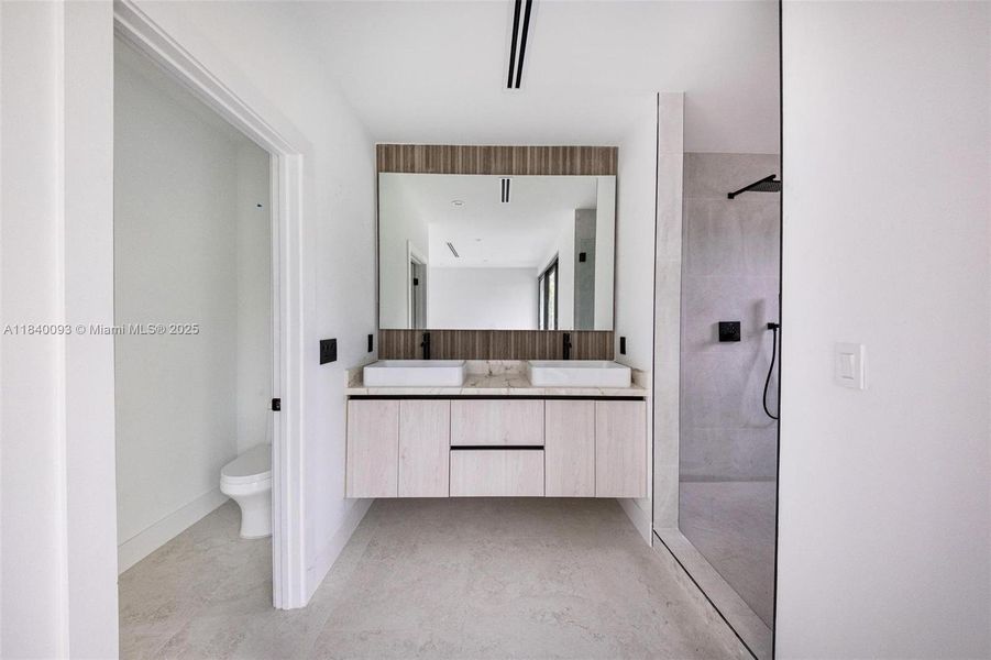 Furnished interior view inside a new home in , Miami (Image 10).