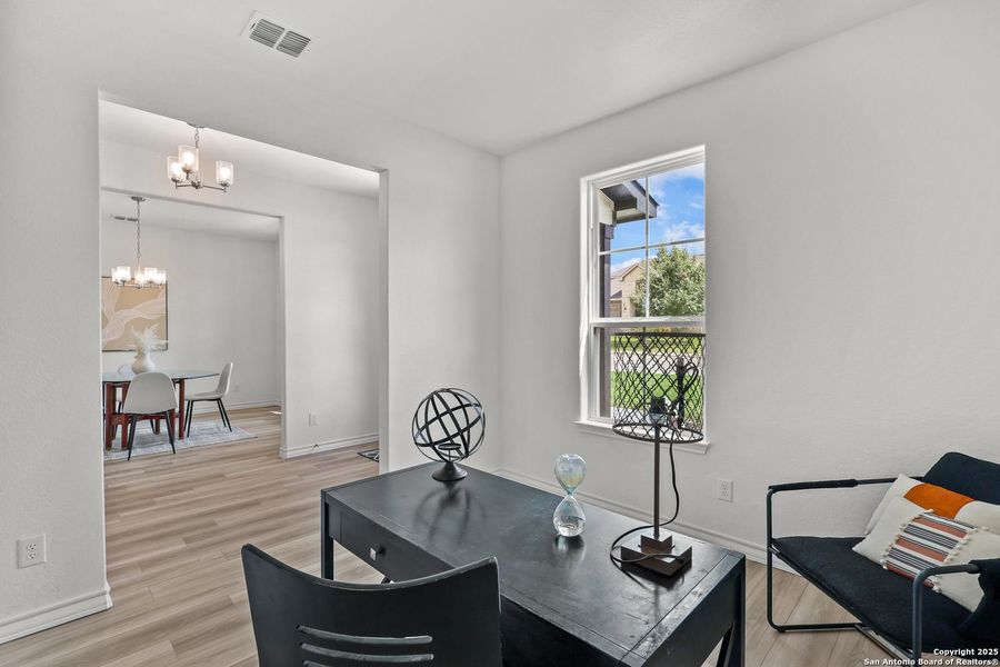 Furnished interior view inside a new home in Ladera, San Antonio (Image 21).