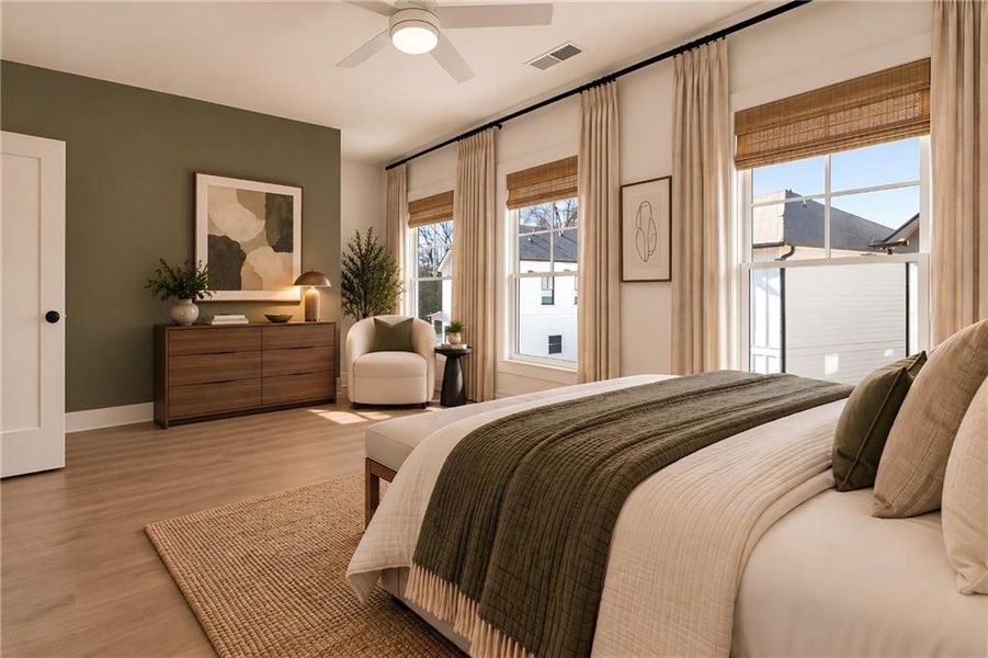 Furnished interior view inside a new home in , Hapeville (Image 24).
