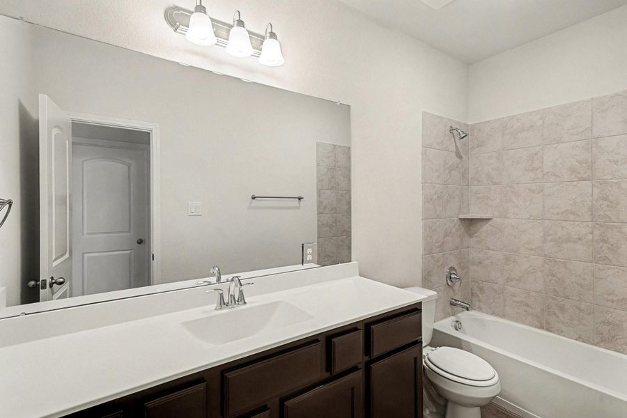 Furnished interior view inside a new home in Clear View Estates, Willis (Image 8). Furnished interior view inside a new home in Clear View Estates, Willis (Image 8).