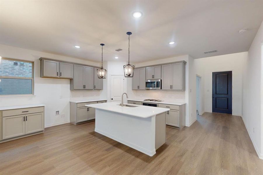 Furnished interior view inside a new home in Lilybrooke at Legacy Hills, Celina (Image 8).