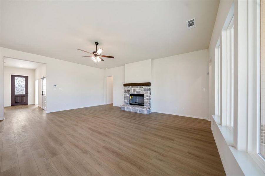 Spacious, unfurnished interior of a new home in Fairview Meadows, New Fairview (Image 26). Spacious, unfurnished interior of a new home in Fairview Meadows, New Fairview (Image 26).