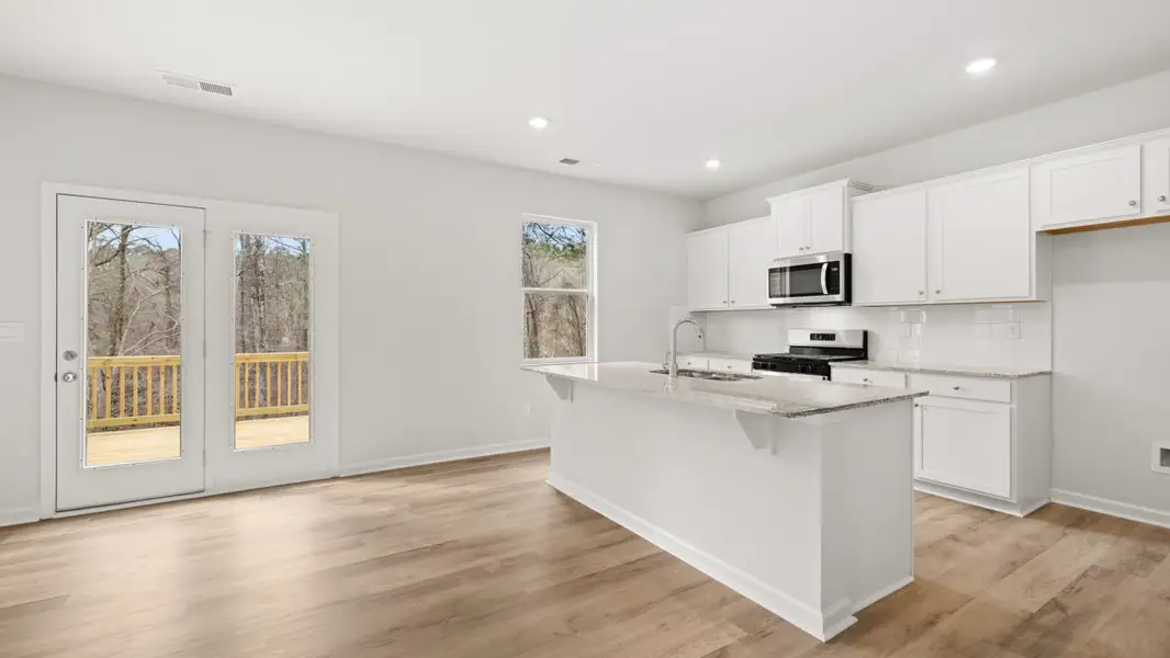 Furnished interior view inside a new home in South Wind, Union City (Image 3).