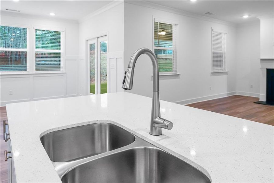 Close-up of interior finishes inside a home in Wellington Estates, Madison (Image 11).