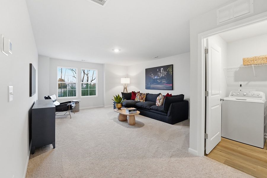 Representative furnished interior of a home built from the Telfair - Genesis Value Collection by Mungo Homes in Piper Creek, Newton (Image 8).