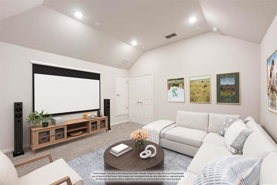 Furnished interior view inside a new home in Sonoma Verde, McLendon-Chisholm (Image 18).