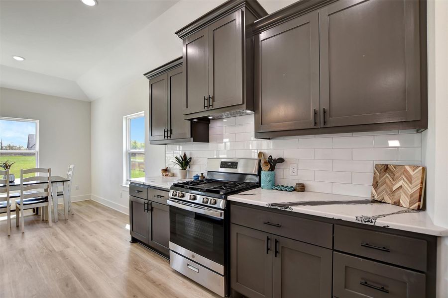 Furnished interior view inside a new home in , Iola (Image 18).